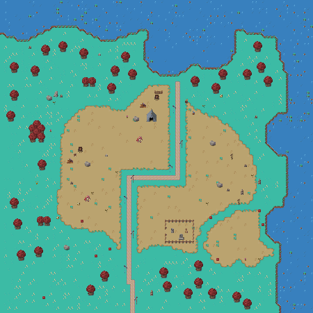 Prévia renderizada de Sunscar Isle — Dunehead