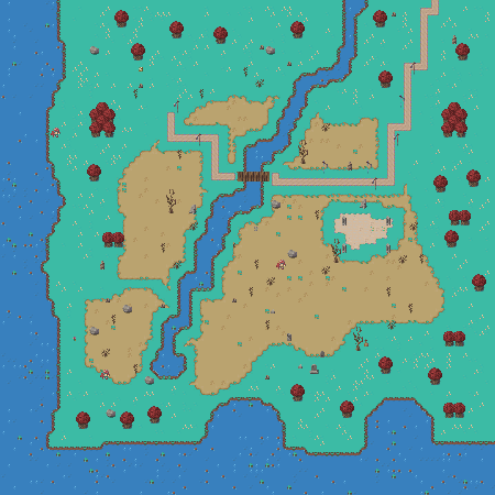 Prévia renderizada de Sunscar Isle — Bonewood