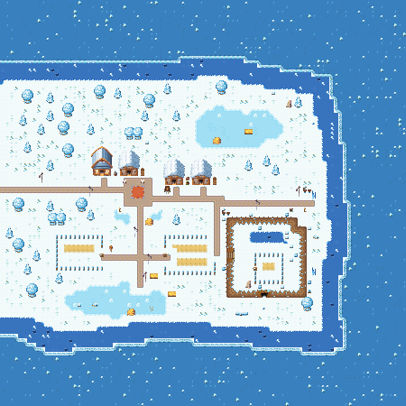 Prévia renderizada de Frostholm Isle — Rimeholt
